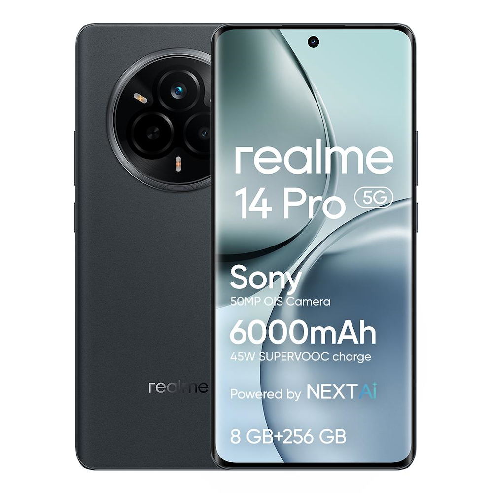 REALME R14PRO5G256GBSUEDEGREY - Smartphone 5G Grau Suede 256GB