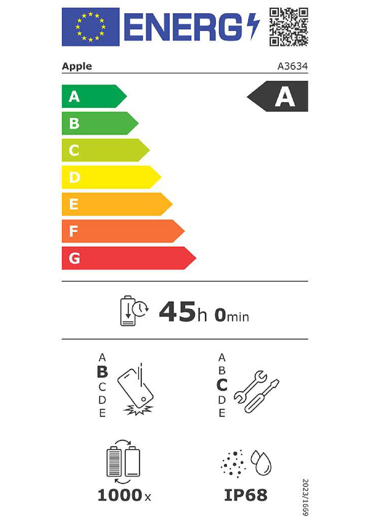 APPLE MHRV4QLA - iPhone 17e Schwarz 256GB
