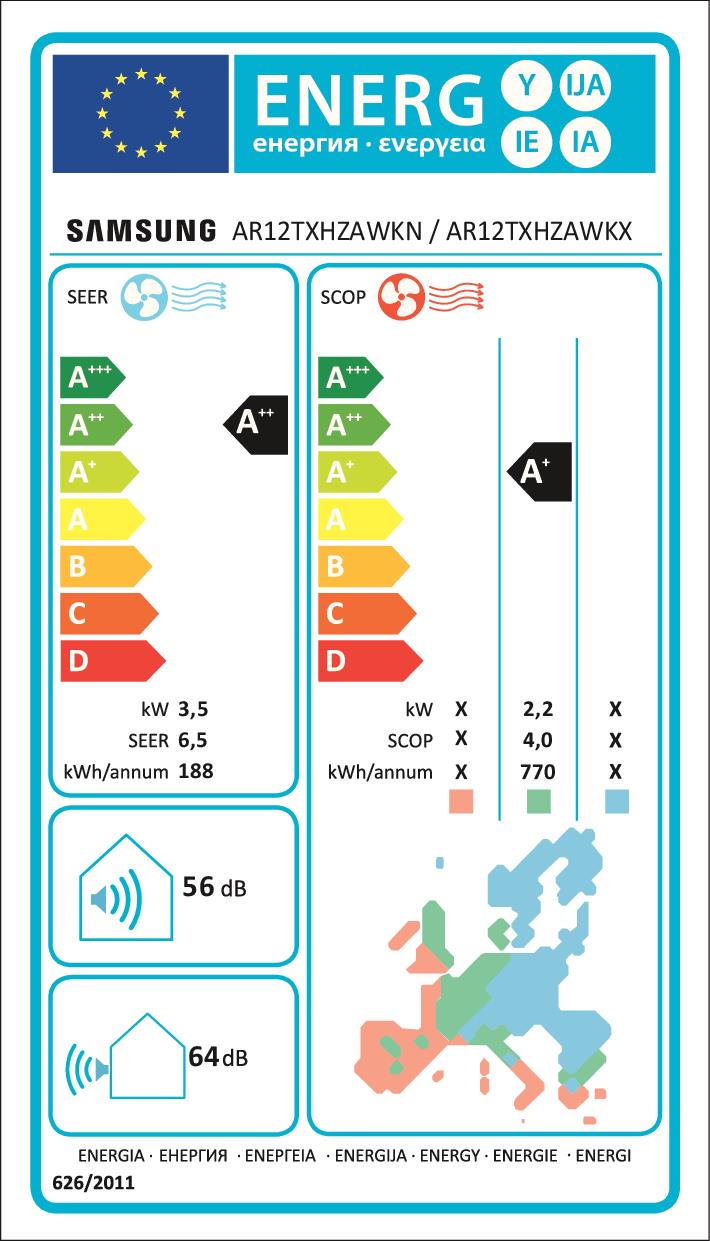 SAMSUNG AR12TXHZAWKNEU - Samsung Klimaanlage LUZON 12000 BTU SAMSUNG AR12TXHZAWKNEU - Samsung Klimaanlage LUZON 12000 BTU