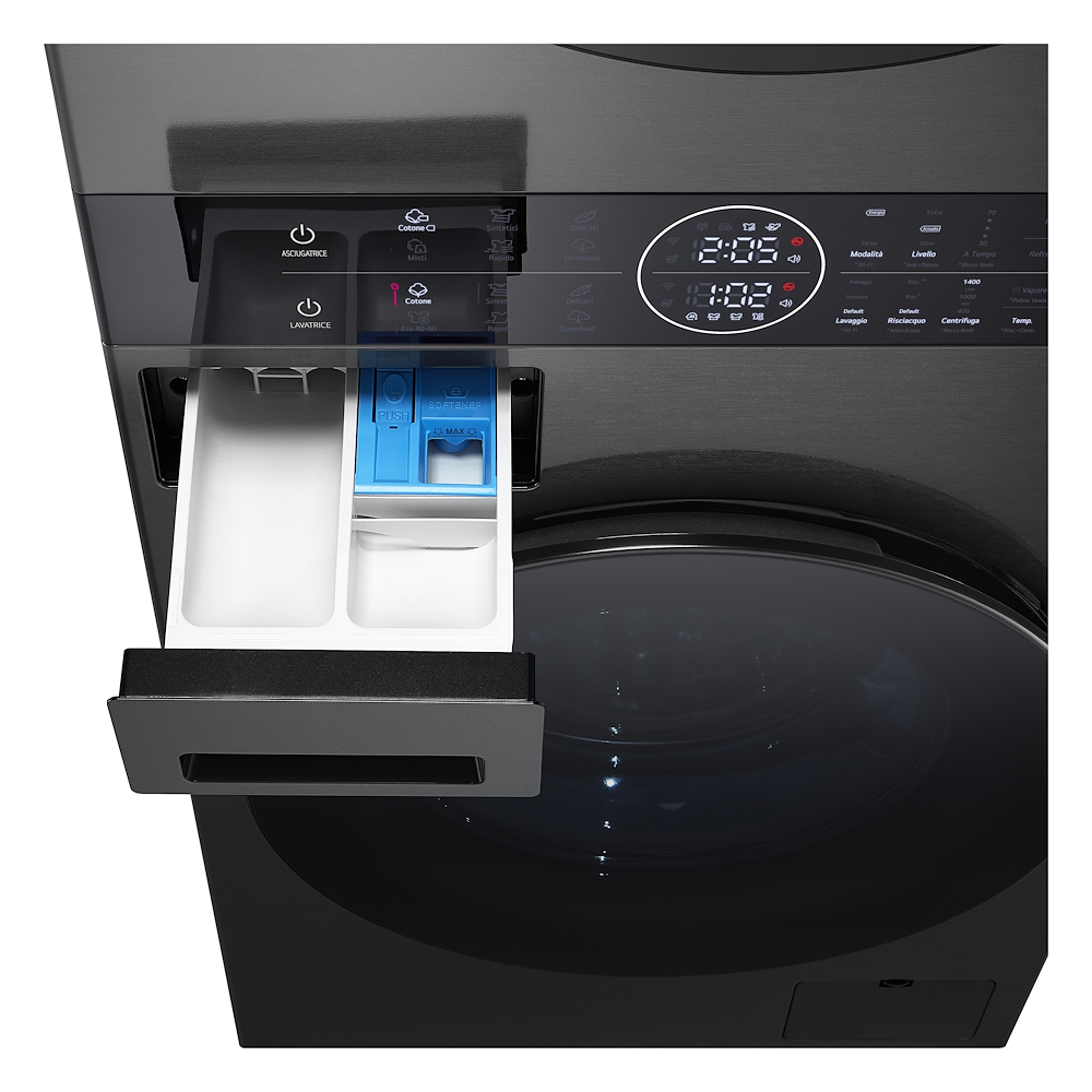 LG WT1210BBF - Waschturm 12/10kg Wi-Fi Schwarz
