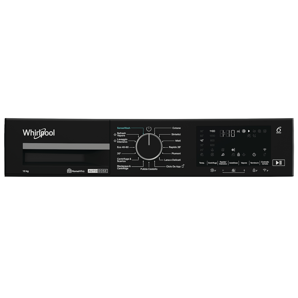 WHIRLPOOL WPM07WADSIT - Waschmaschine WPM 10kg mit WiFi-Funktion WHIRLPOOL WPM07WADSIT - Waschmaschine WPM 10kg mit WiFi-Funktion