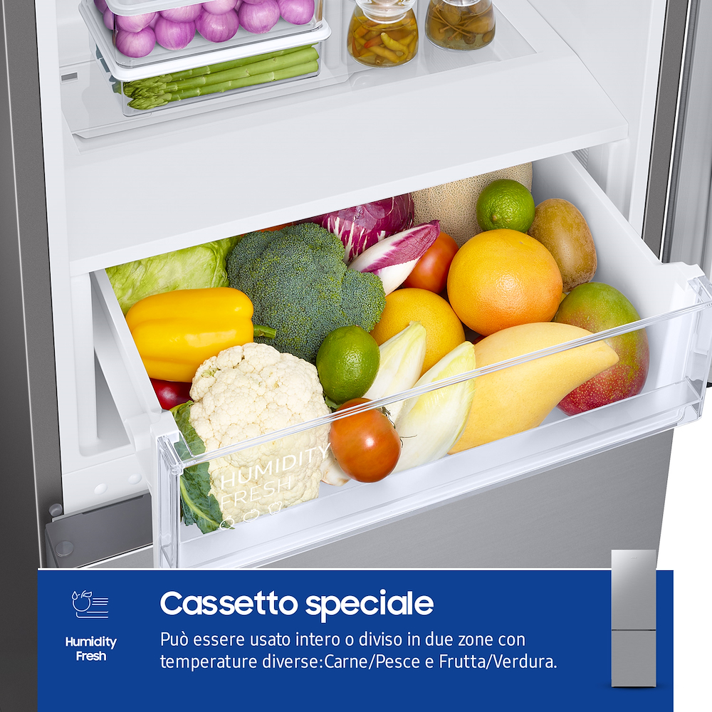 SAMSUNG RB33B610ESA - Frigorifero Combinato No Frost Ecoflex