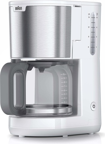 BRAUN KF1500WH - Filterkaffeemaschine KF 1500 WH PurShine Weiß