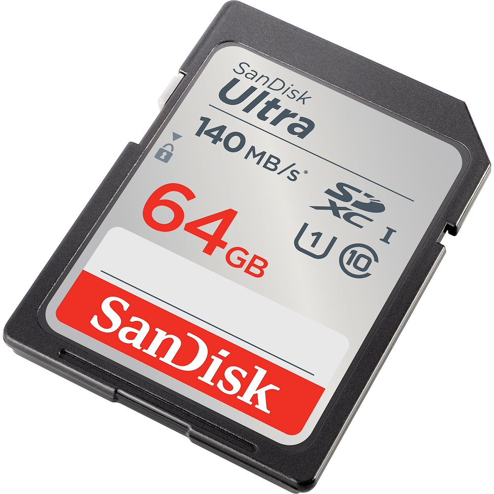SANDISK SDSDUNB064GGN6IN - Sandisk 64GB SD-Karte Ultra