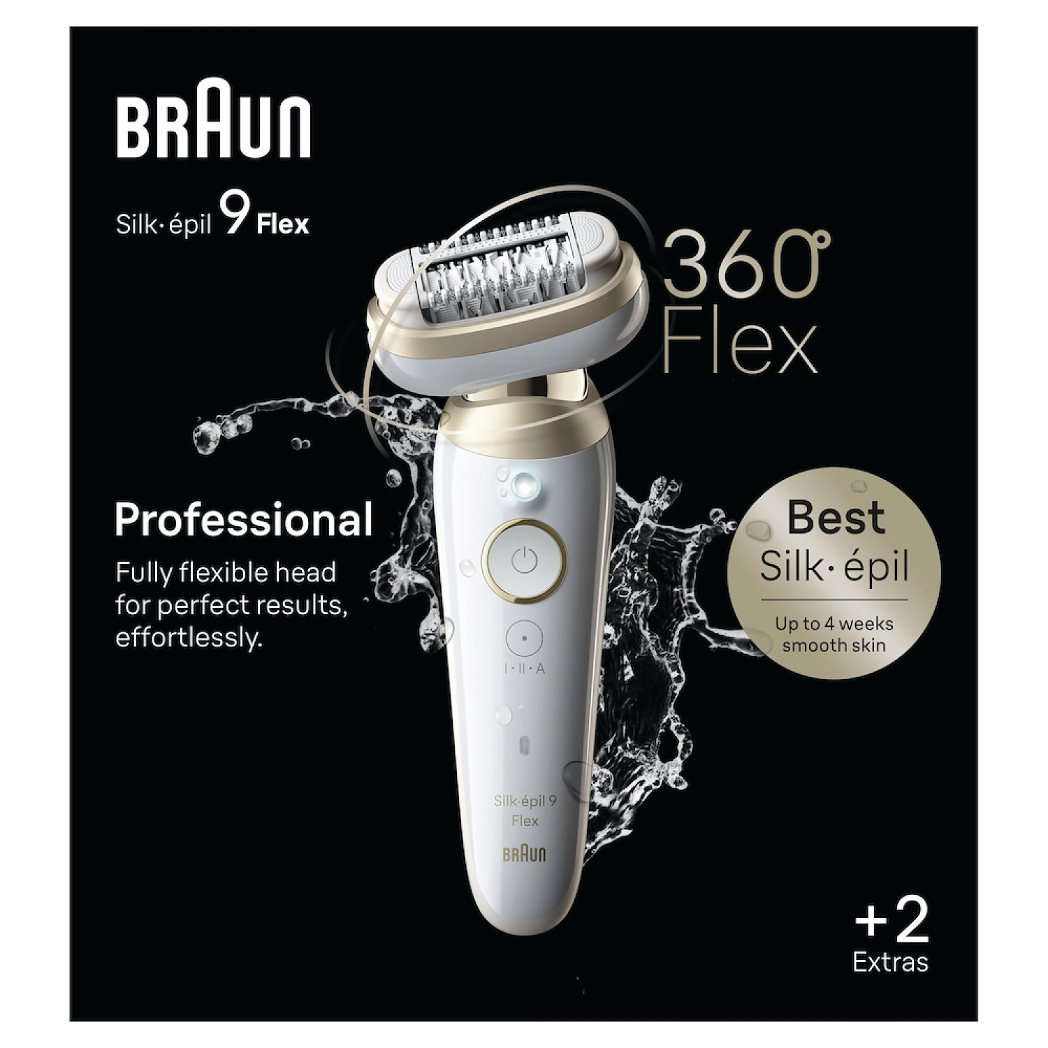 Braun SES90113D - Silk-épil 9 Epiliergerät Weiss