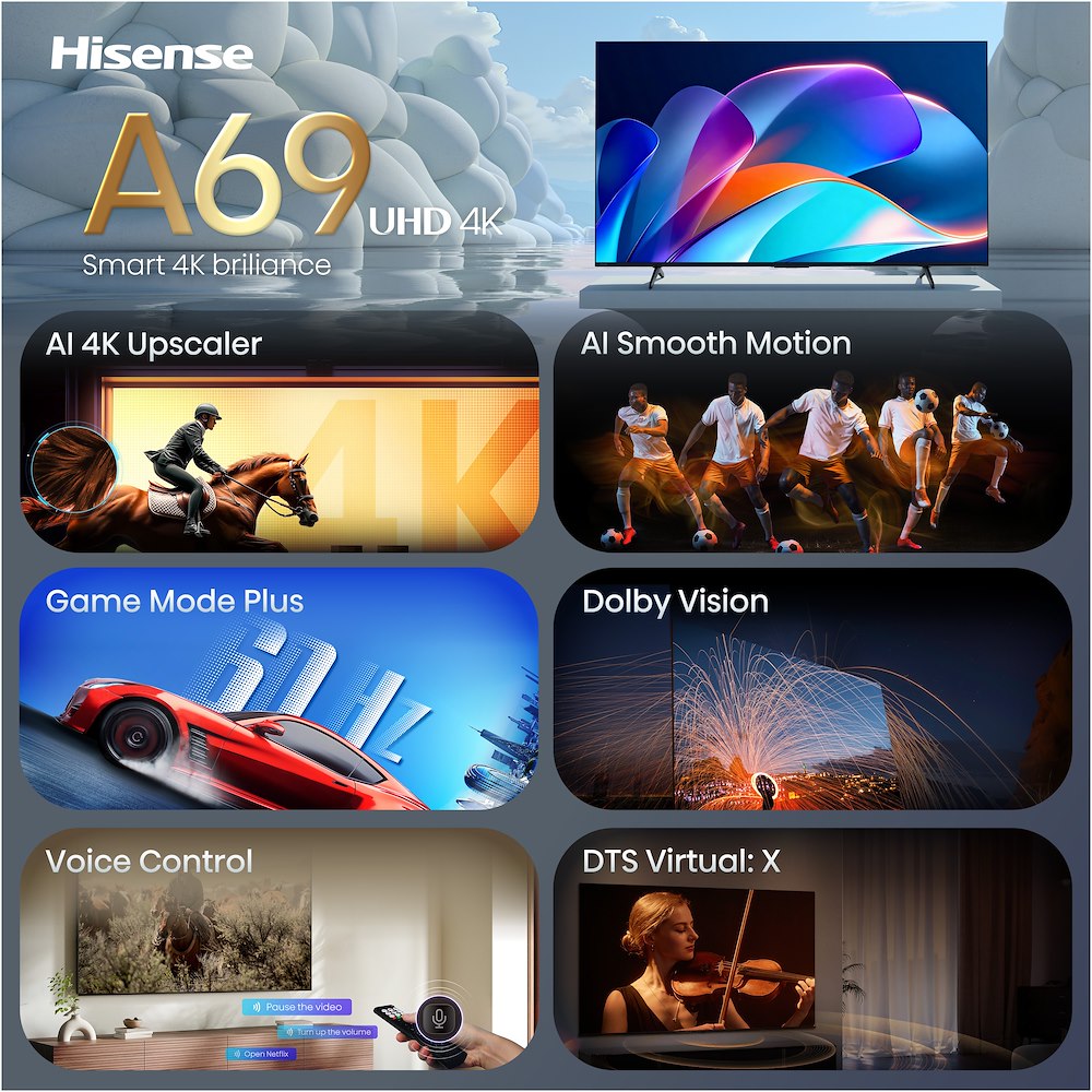 HISENSE 43A69S - 43" LED 4K Fernseher