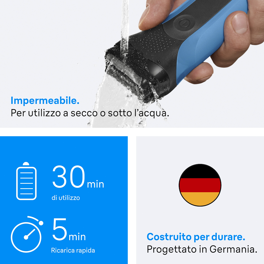 BRAUN 310BT - Elektrorasierer Wet&Dry