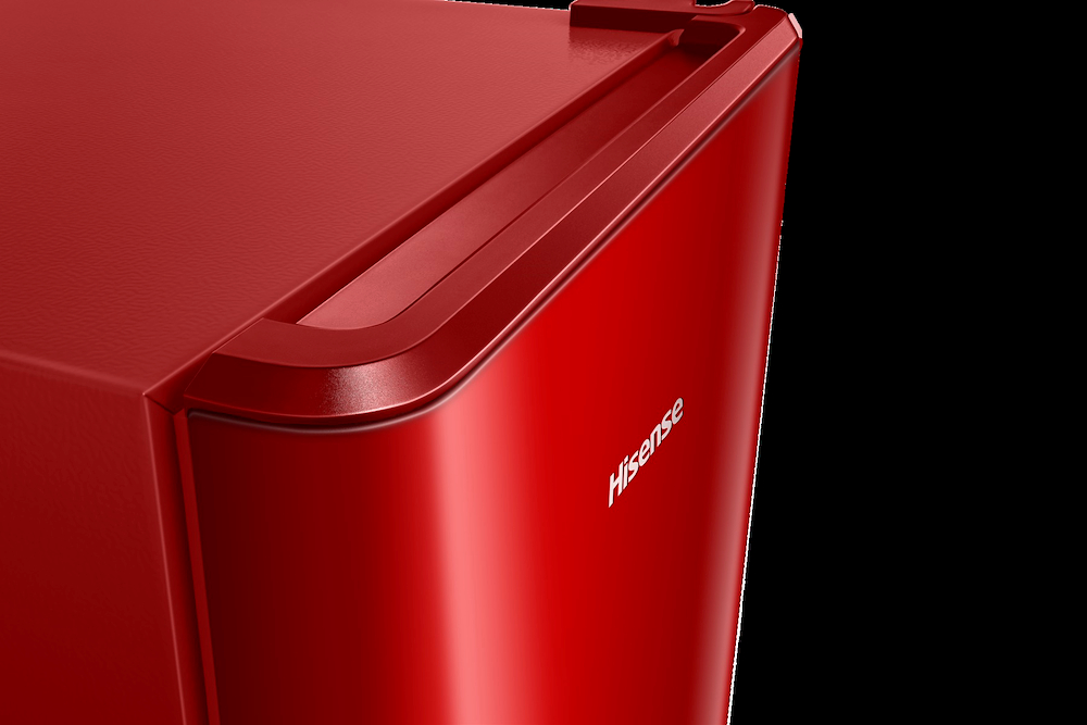 HISENSE RR220D4ERE - Einzel Tür Kühlschrank Rot 150L