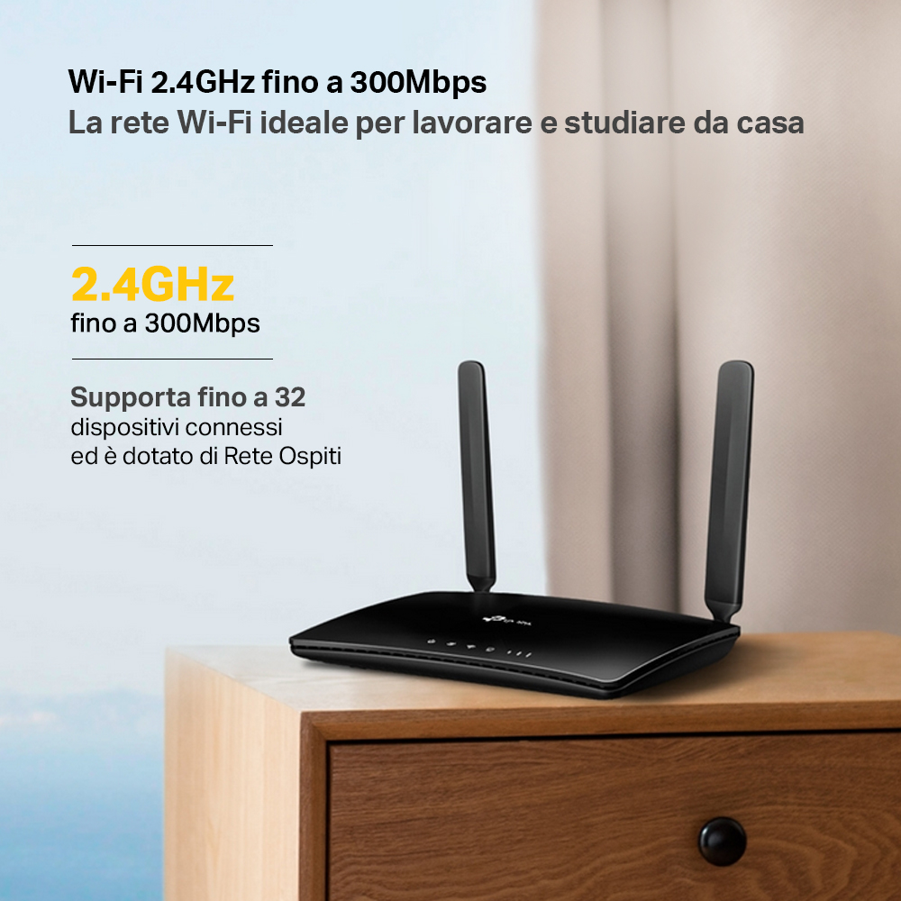 TP-LINK TLMR150 - Wireless Router 4G LTE N300
