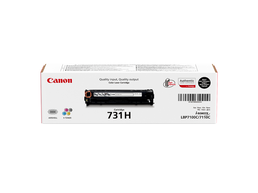 CANON 6272B002 - Canon 731BK Toner Schwarz