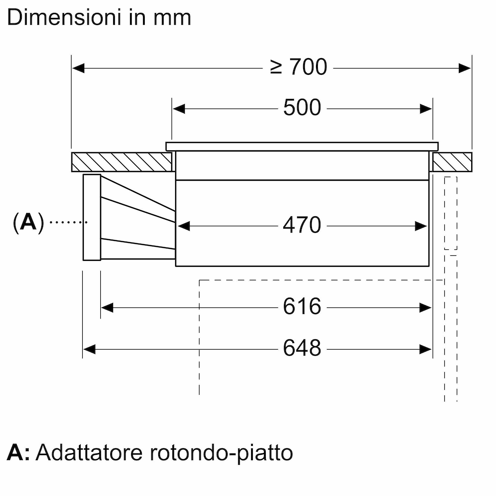 BOSCH PVS831B16E - Piano a induzione Bosch 80 cm