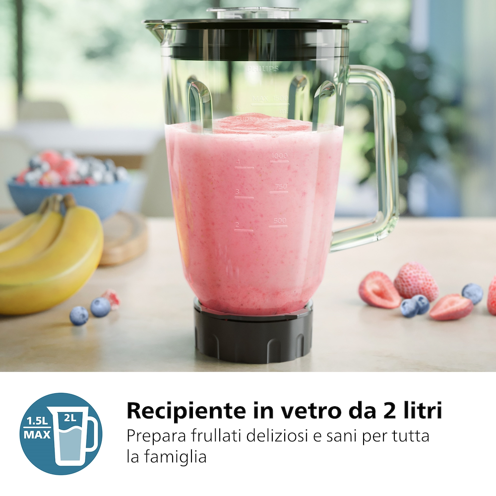 PHILIPS HR3041 - Frullatore 1200W da 2L