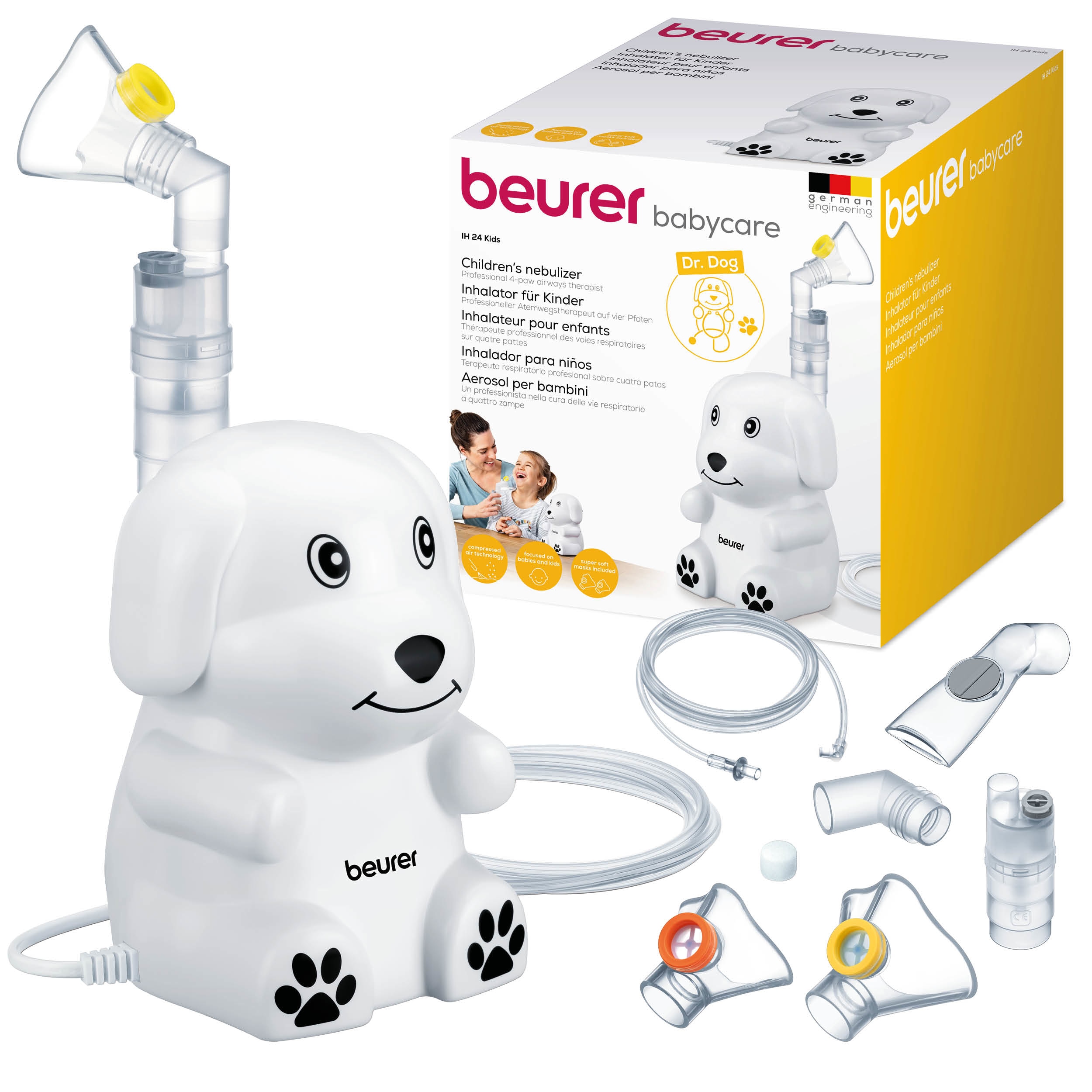BEURER IH24KIDS - Aerosol Compressore Cagnolino Bianco