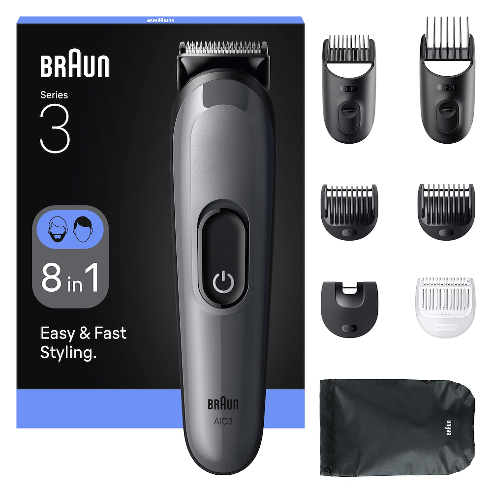 BRAUN AIO3540 - Braun All-In-One Trimmer Series 3 mit 8in1 BRAUN AIO3540 - Braun All-In-One Trimmer Series 3 mit 8in1