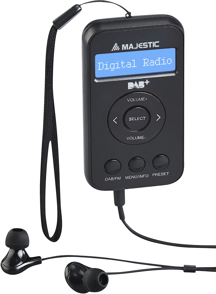 MAJESTIC RT196DAB - Tragbares DAB DAB+ FM Radio