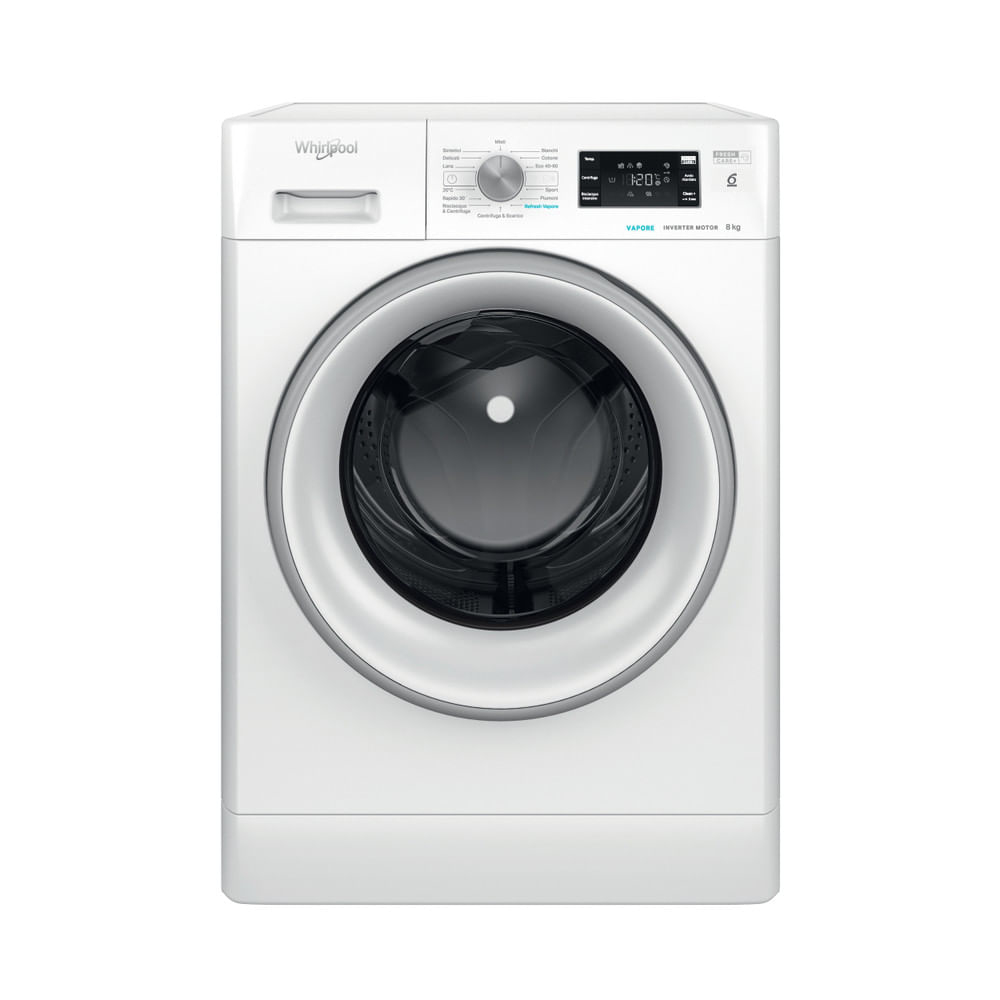 WHIRLPOOL FFB846SVIT - Frontlader Waschmaschine 8Kg mit Inverter Dampffunktion WHIRLPOOL FFB846SVIT - Frontlader Waschmaschine 8Kg mit Inverter Dampffunktion