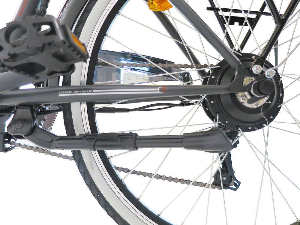 SMARTWAY C4D4SCG - E-Bike Stadt Aluminium 36V 10.4AH Grau