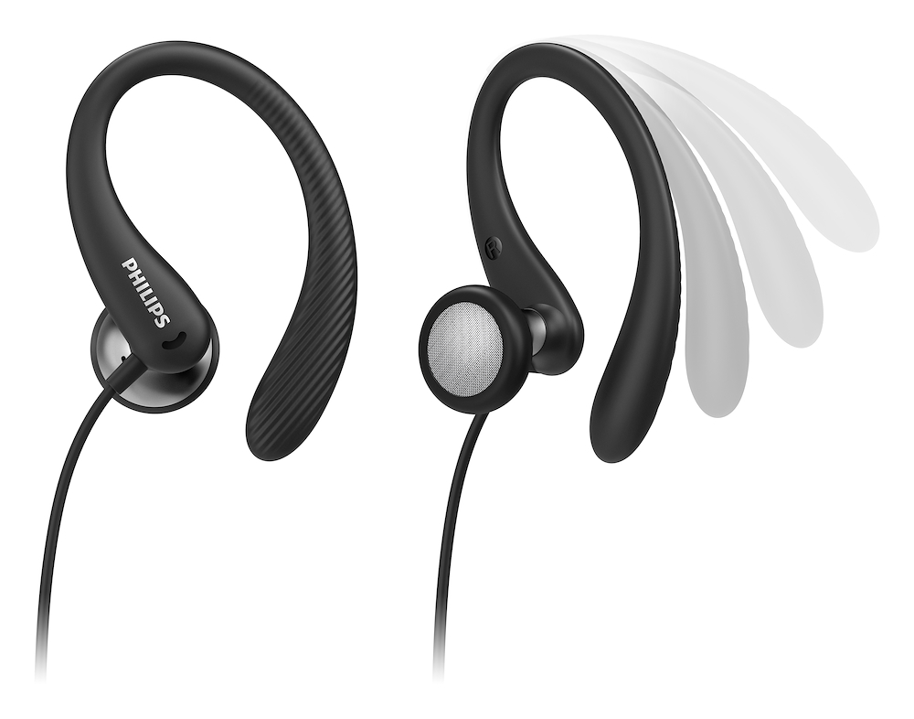 PHILIPS TAA1105BK00 - Philips TAA1105BK/00 Auricolari sportivi in-ear con microfono