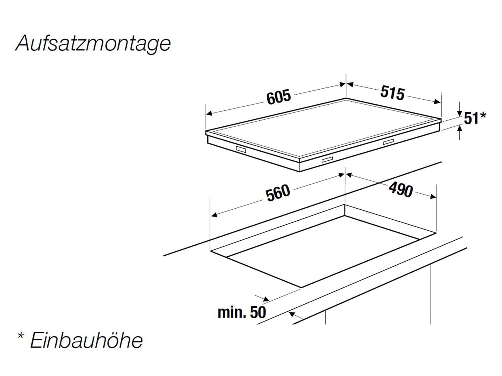 KÜPPERSBUSCH KE61301SE - KE 6130.1 SE K-Series 1 Glaskeramikkochfeld