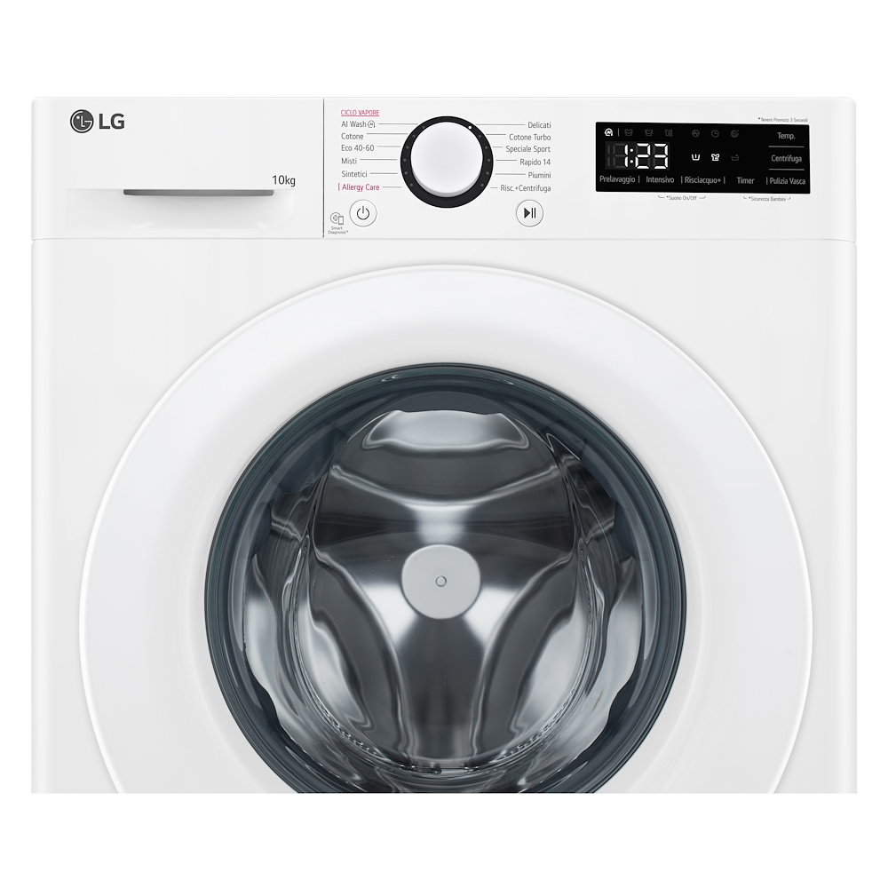 LG F4R3010NSWW - 10kg AI Waschmaschine mit Dampf