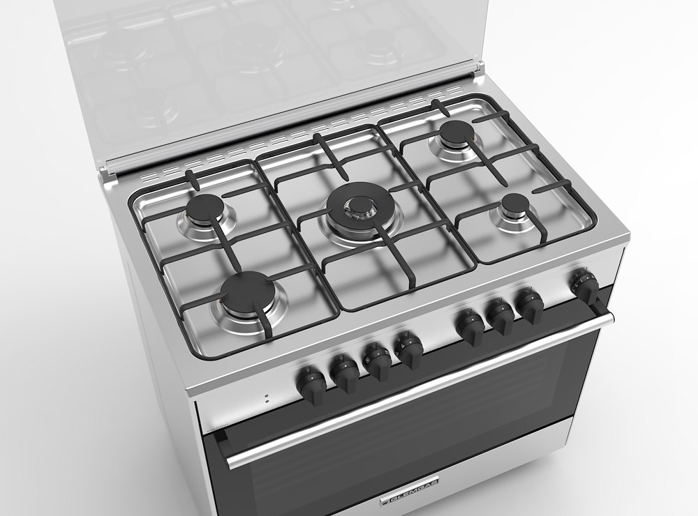 GLEM GAS DG96MI3 - CUCINA INOX 90CM ELETTRICA