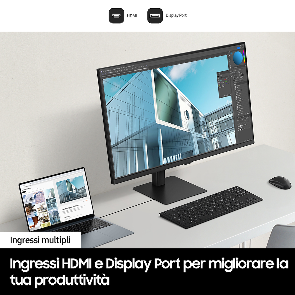 SAMSUNG LS27D700EAUXEN - Samsung ViewFinity S7 Monitor 27 Zoll UHD