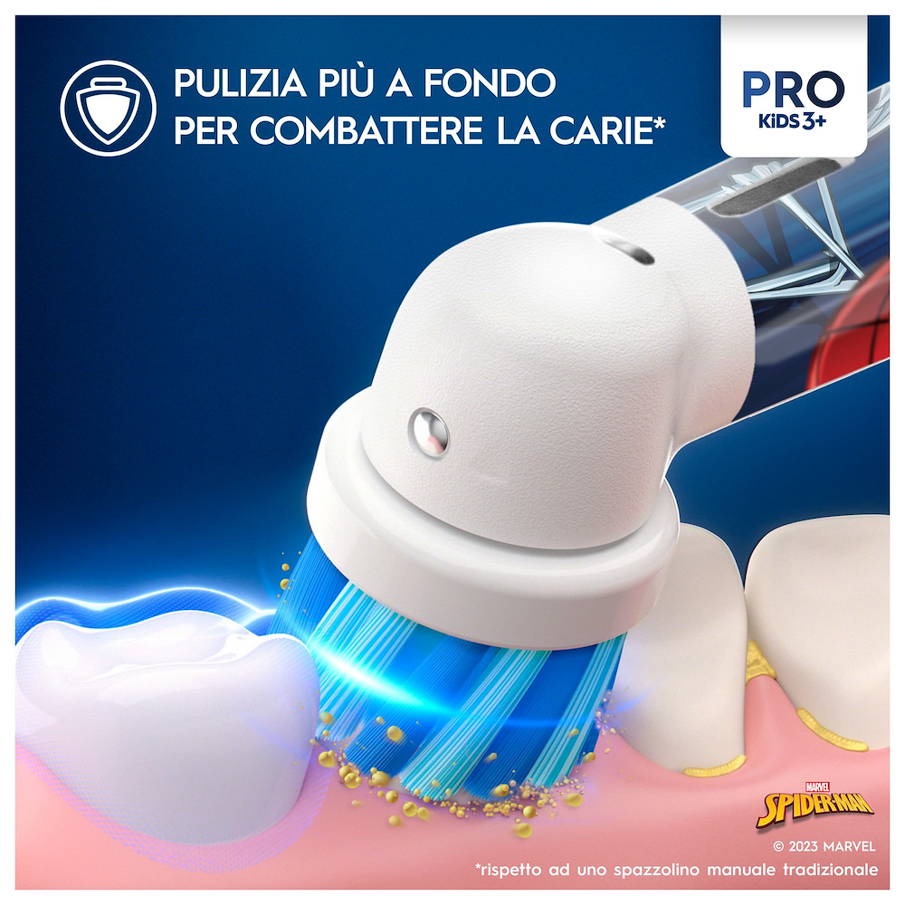 ORAL-B VITALITYPROSPIDERMAN - Spazzolino Elettrico Kids Spider-Man