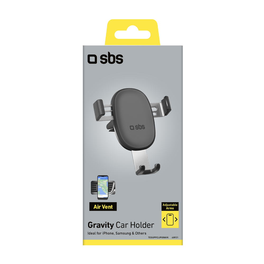 SBS TESUPPCLIPGRAVK - Supporto Auto Smartphone Universale