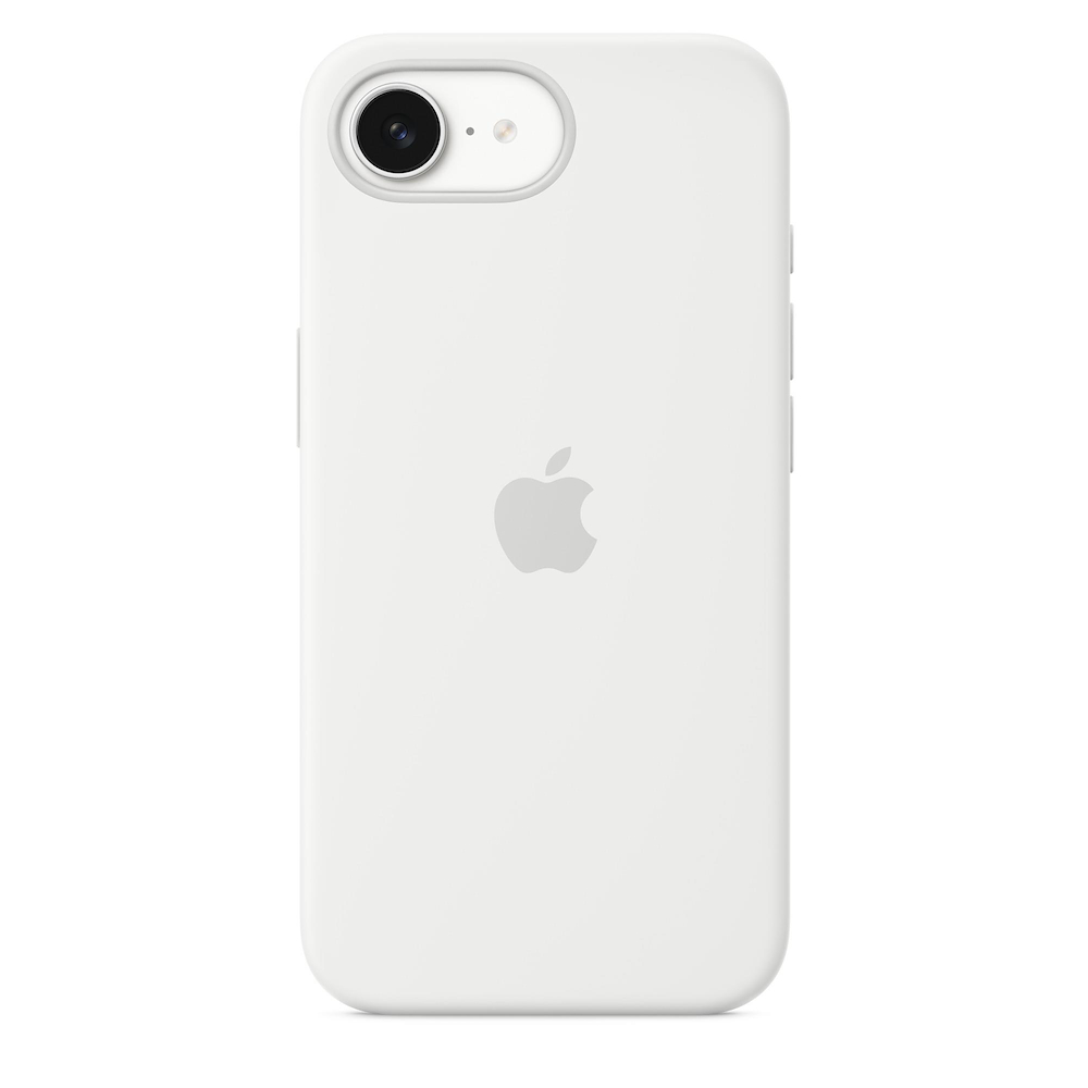 APPLE MD3P4ZMA - Custodia Silicone Bianco per iPhone 16e