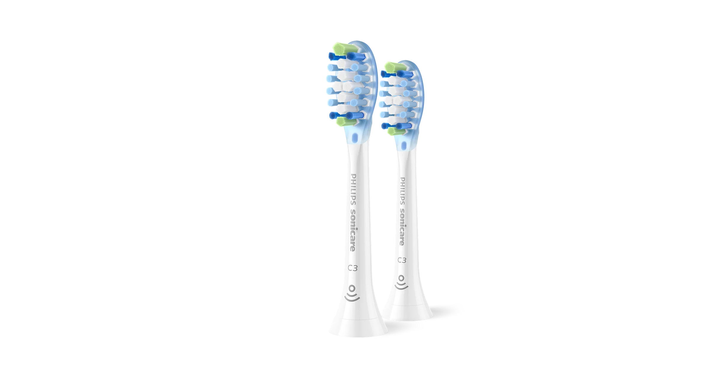 Philips HX9042/87 - Testine Sonicare C3 Premium Plaque Defence, confezione da 2