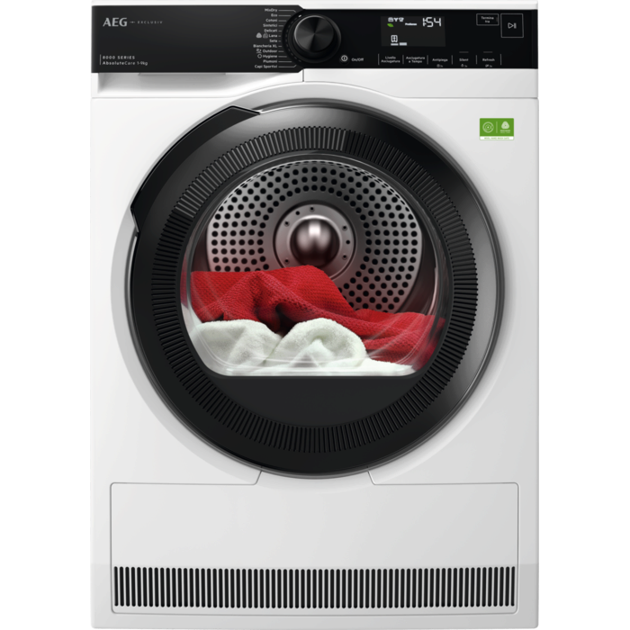 AEG XTR8HBGH9B - Asciugatrice a pompa di calore 9 kg