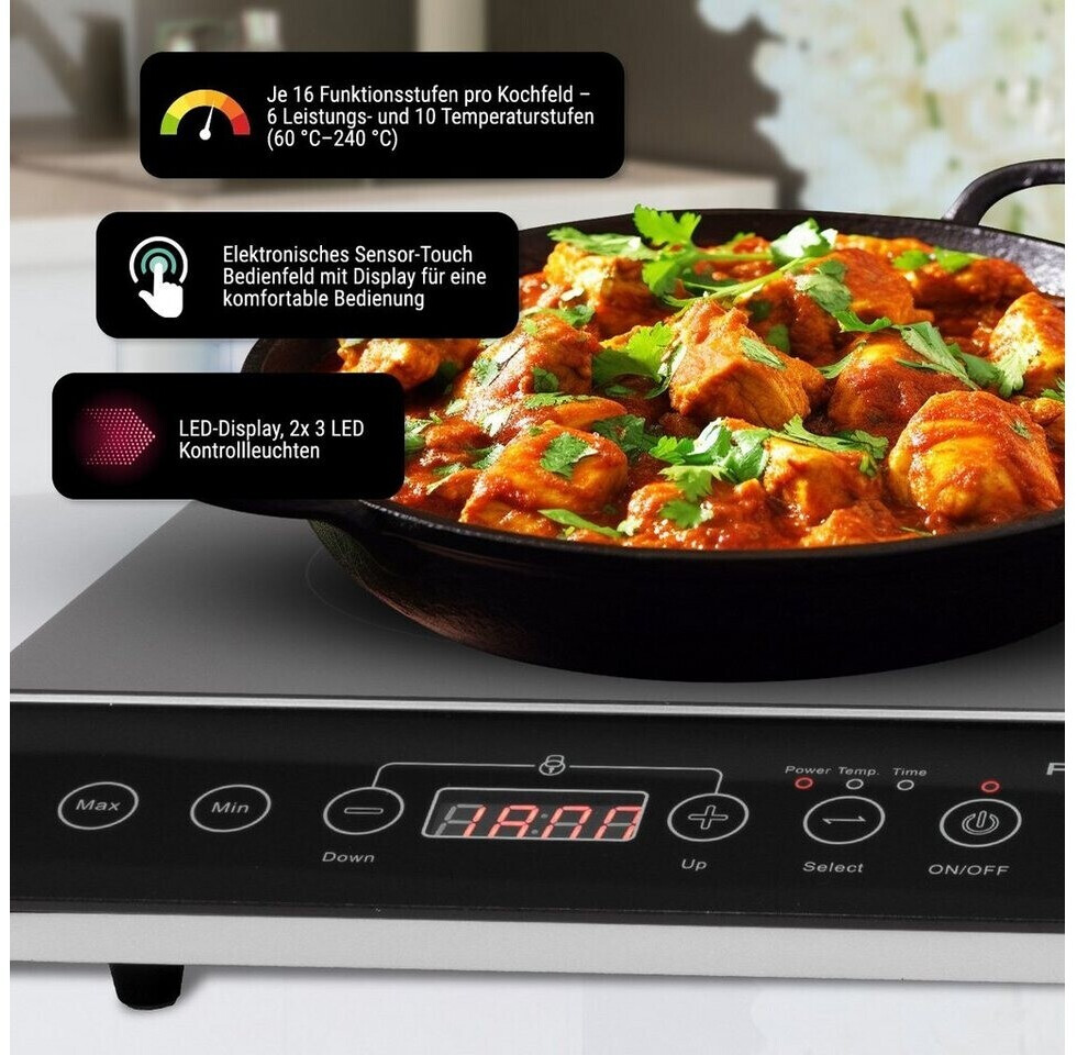 PROFICOOK 028174 - ProfiCook Piano cottura a induzione doppio PC-DKI 1067