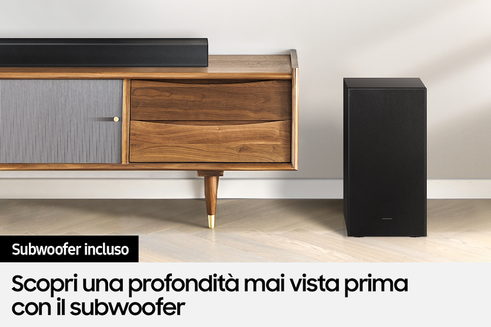 SAMSUNG HWA450ZF - Samsung HW-A450 Soundbar 2.1 canali con subwoofer
