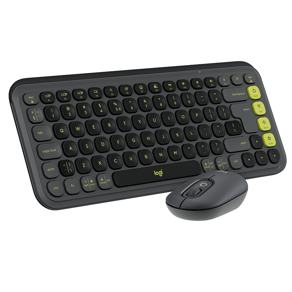 LOGITECH 920013115 - Combo Tastiera e Mouse Wireless Grafite