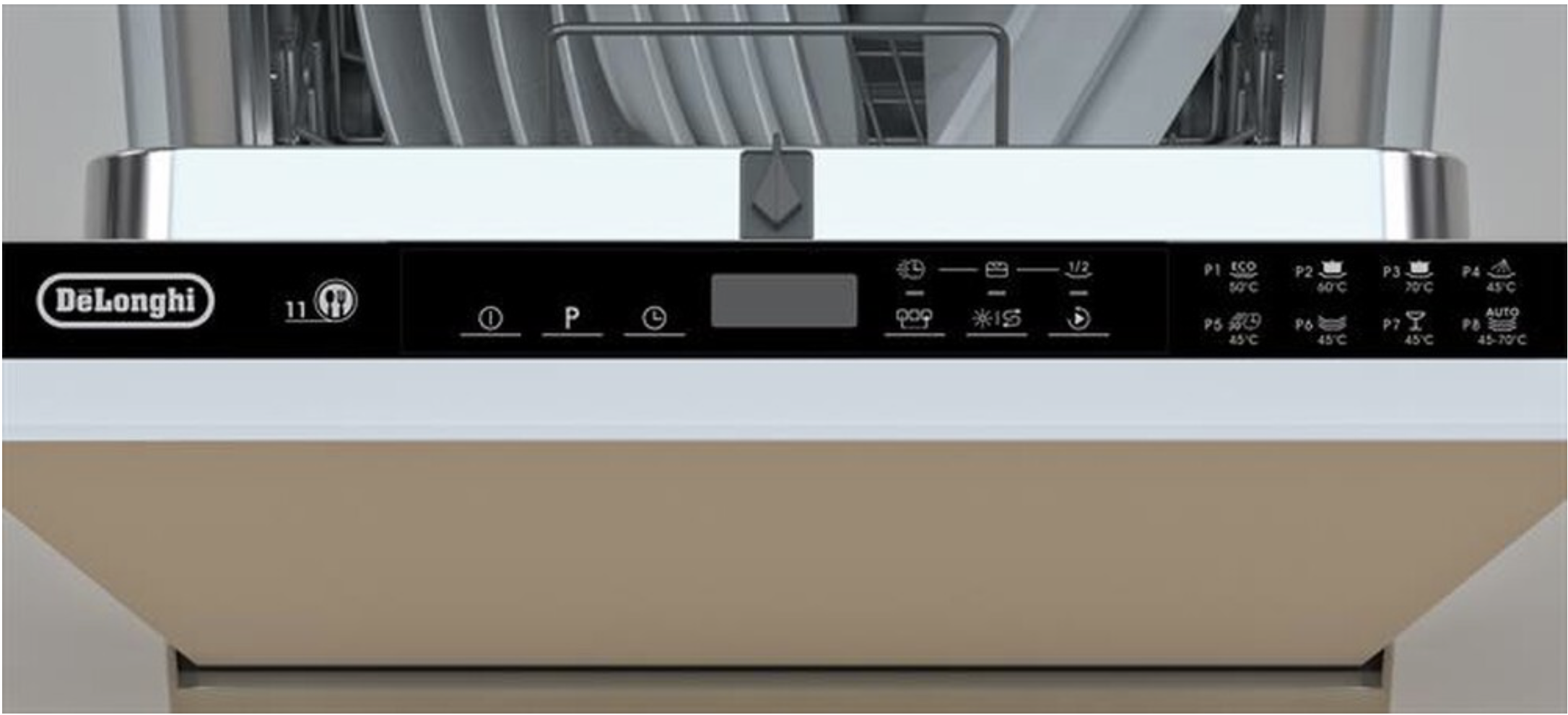 DE LONGHI L45P113E - Einbau-Geschirrspüler 45 cm