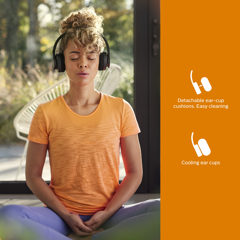 PHILIPS TAA4216BK - Philips Sportkopfhörer kabellos mit 40mm Treiber