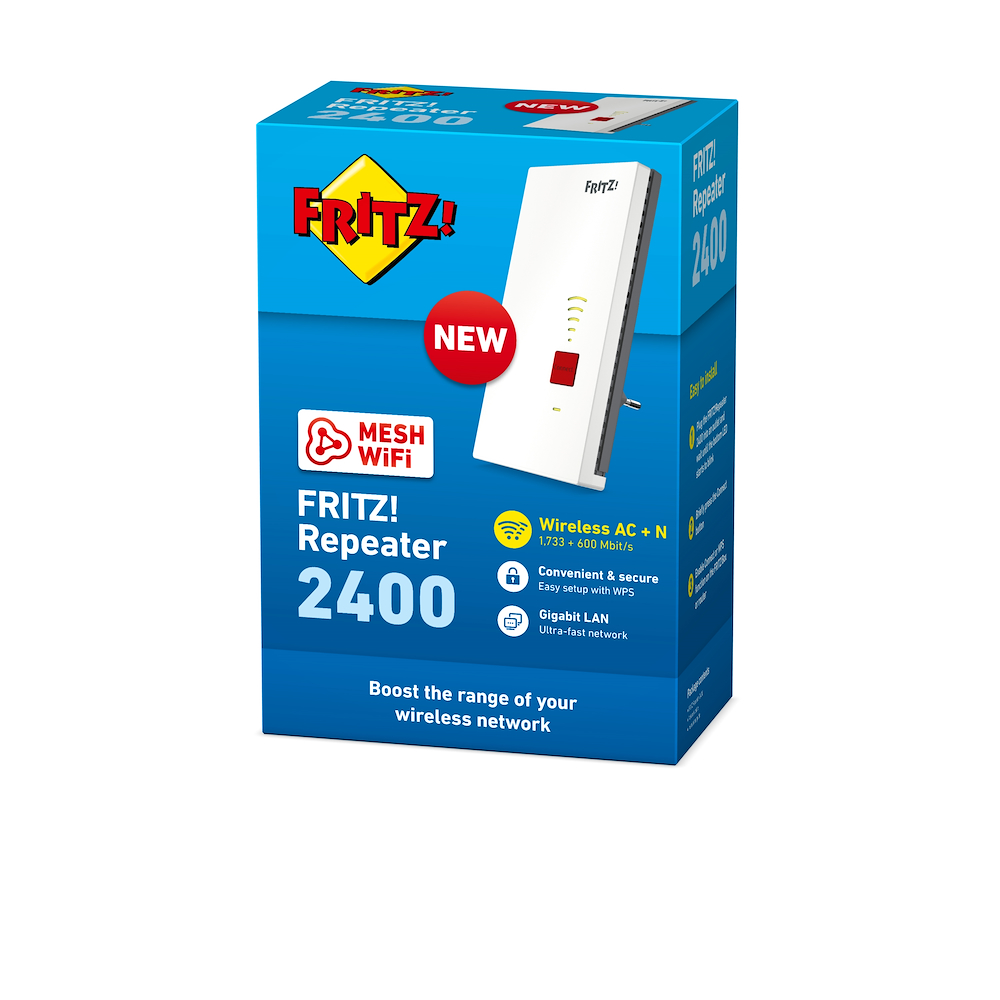 FRITZ! 20002887 - Repeater 2400 WLAN Dual Band