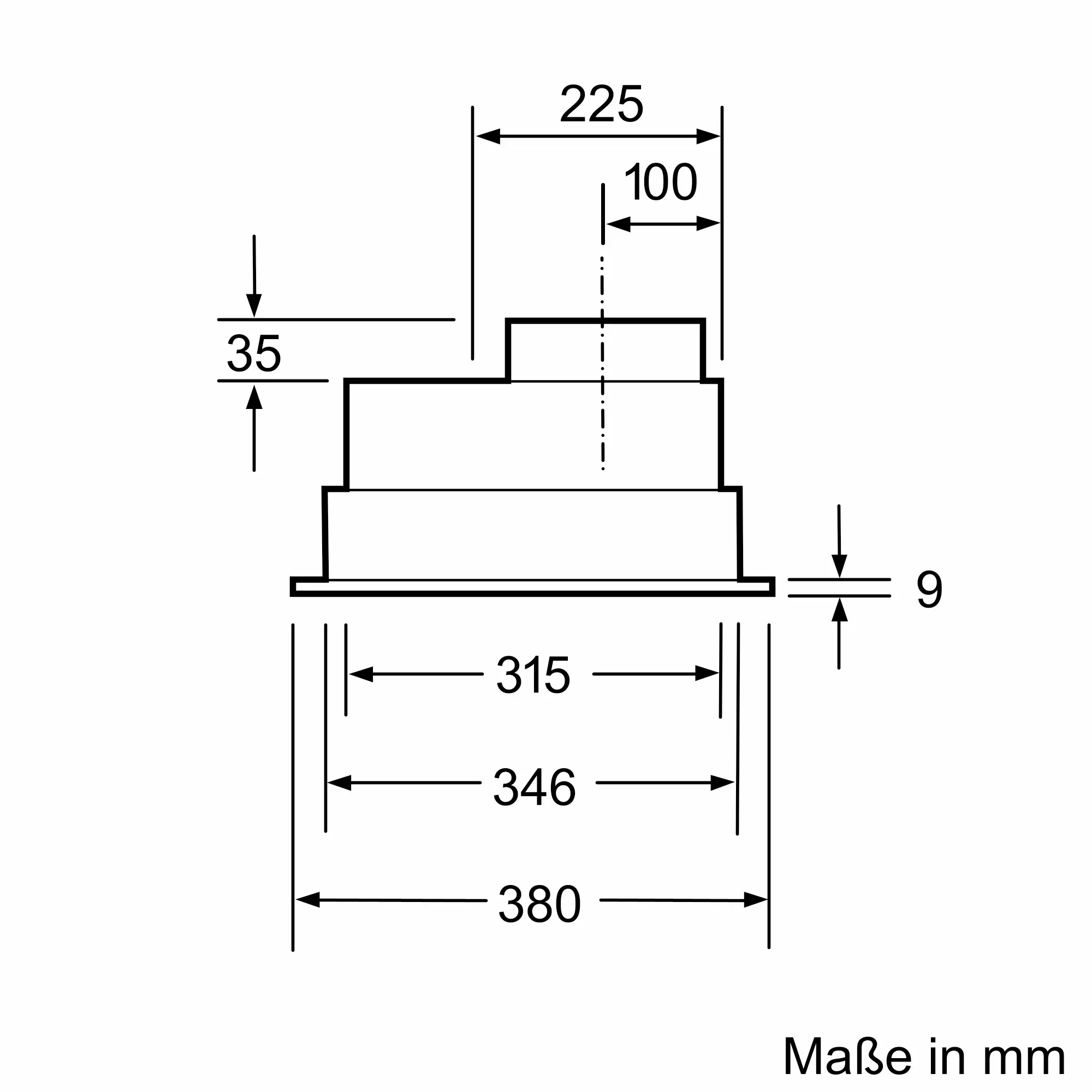 BOSCH MOBILIERI DHL755BM - modulo aspirante 75 cm