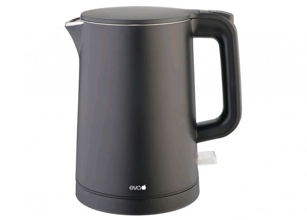 EVA EK9026 - EK9026 Wasserkocher 0,8 l Edelstahl Schwarz 1200 W
