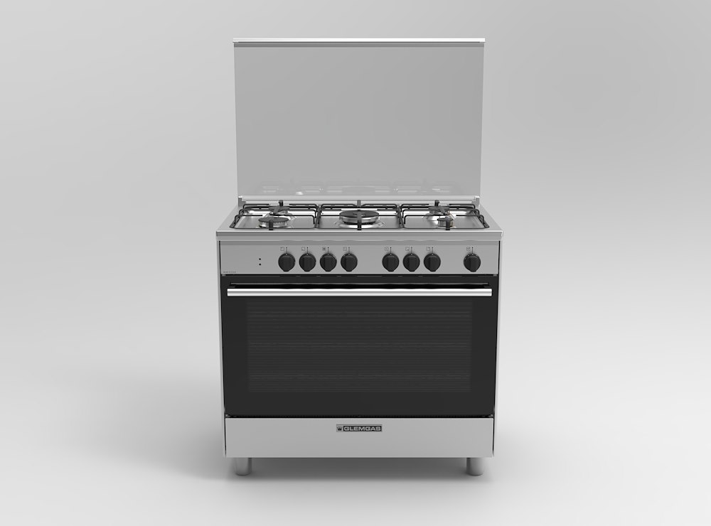 GLEM GAS DG96MI3 - CUCINA INOX 90CM ELETTRICA