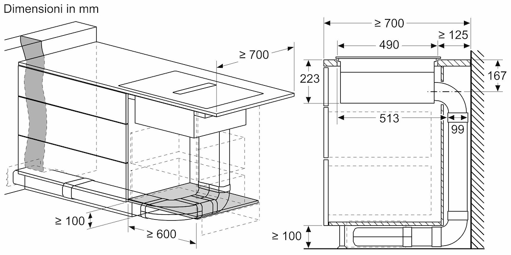 BOSCH PVS831B16E - Piano a induzione Bosch 80 cm