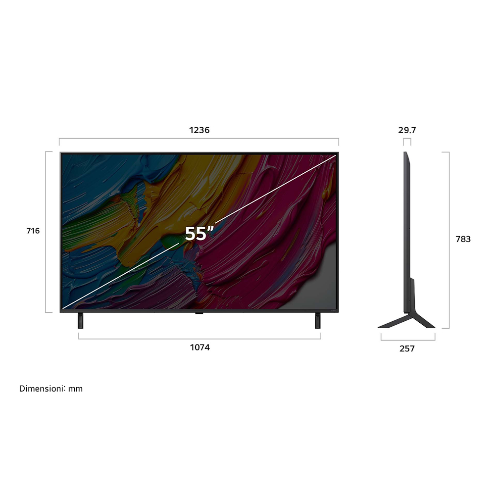 LG 55QNED80A6A.API - 55 Zoll QNED 4K Smart TV