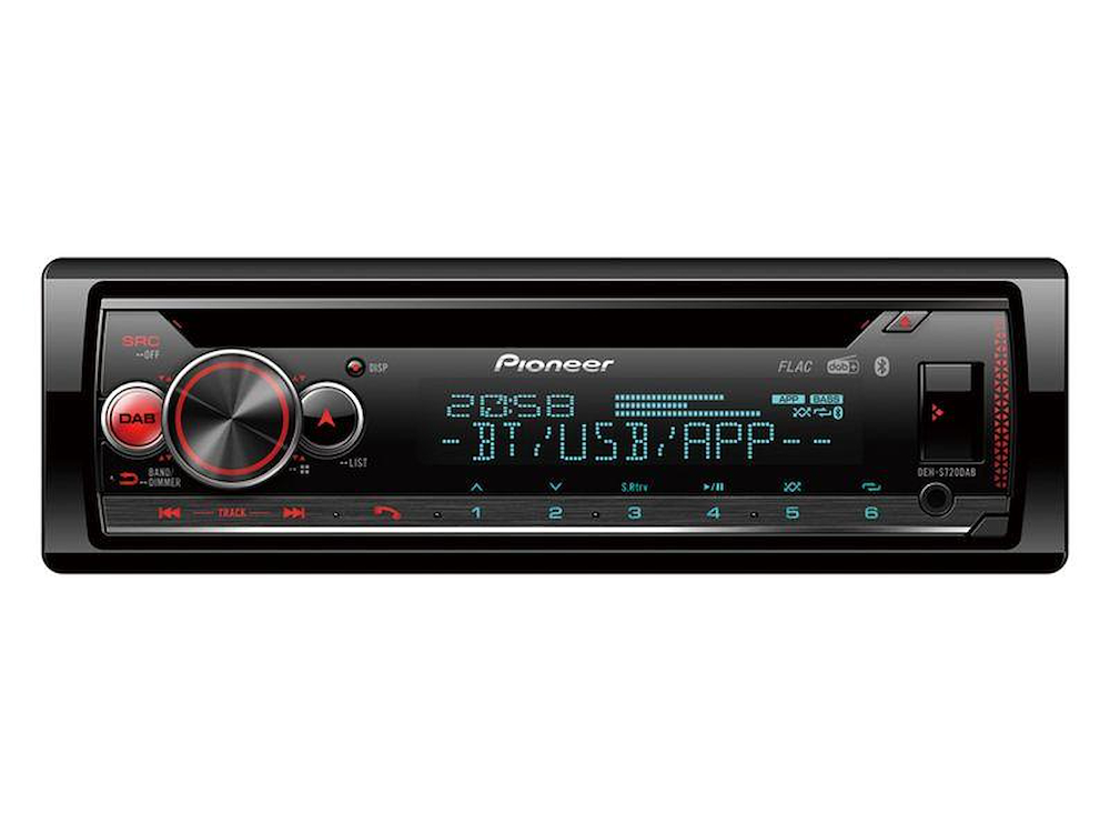 PIONEER DEHS720DAB - DEHS720DAB 0516996 SINTO CAR CD RDS RGB DAB/DAB+ USB/AUX BT 3VIE