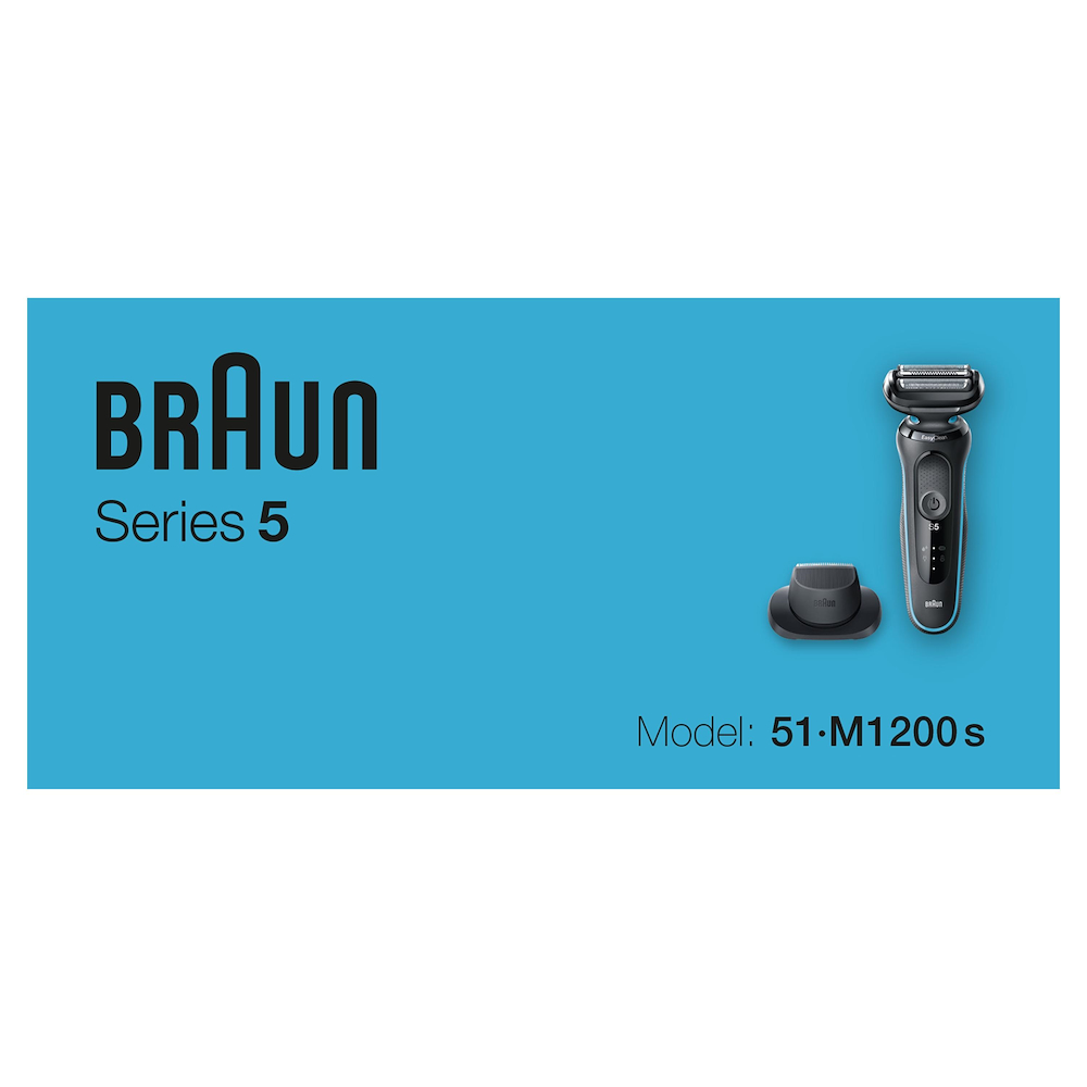 BRAUN 51M1200S - Rasoio Elettrico Uomo Braun Series 5