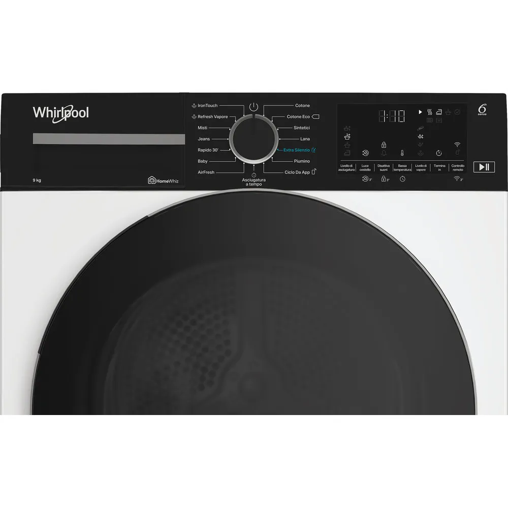 WHIRLPOOL CWD94MWBSIT - Asciugatrice 9kg WiFi Classe C