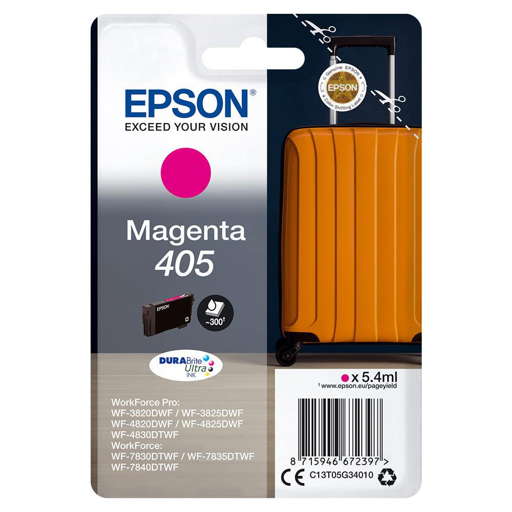 EPSON C13T05G34020 - Cartuccia Inchiostro Magenta 405
