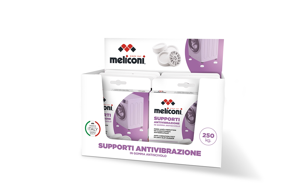 MELICONI 656102 - Antivibrationsfüße für Waschmaschine