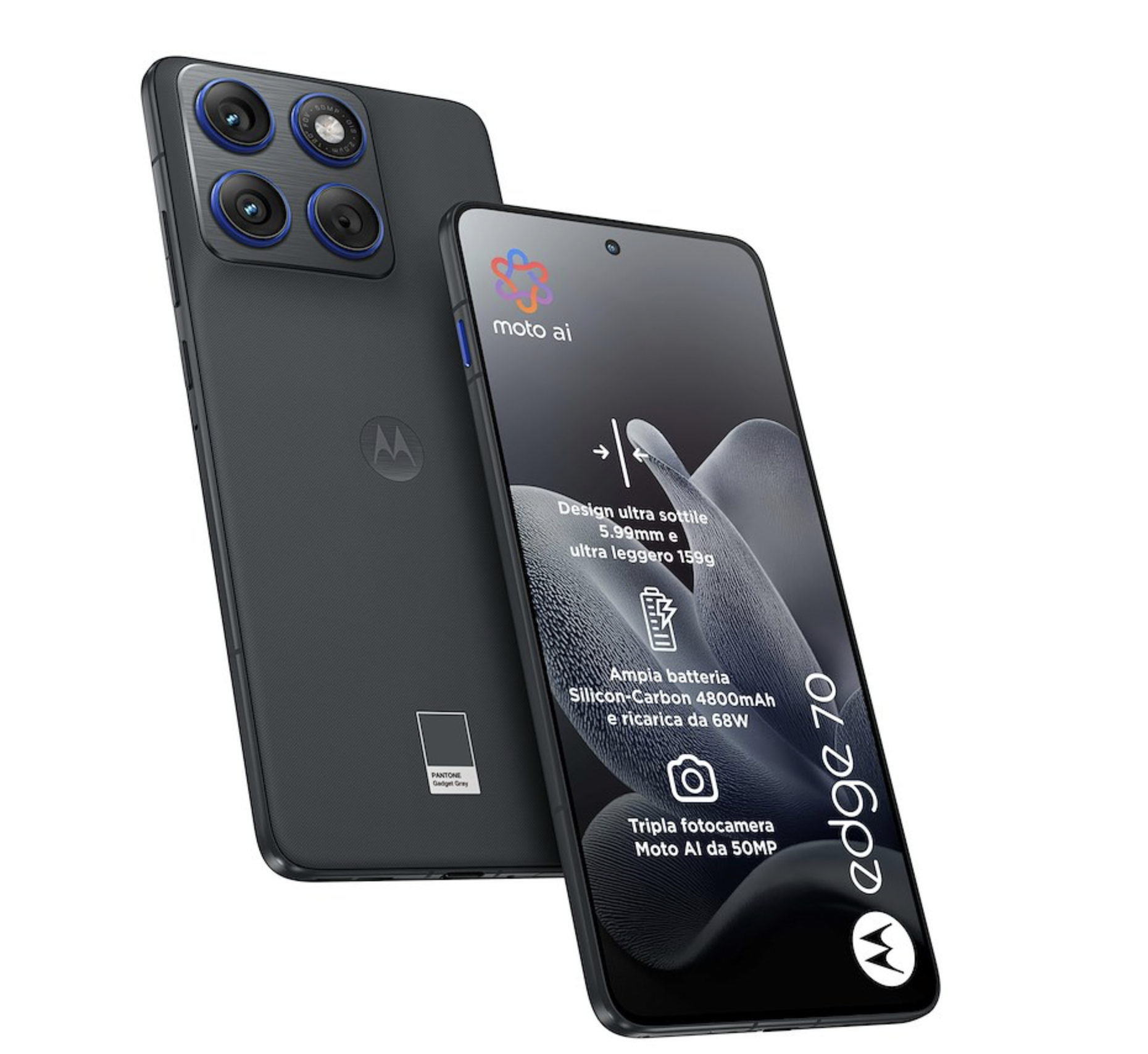 Motorola EDGE7012512GBGADGETGREY – Hochwertiges Android Smartphone mit 256 GB Speicher Grau
