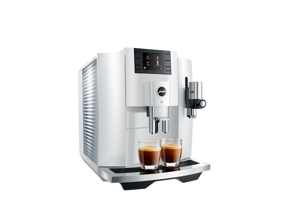 JURA E8PIANOWHITE - E8 Automatische Kaffeemaschine 15 Bar JURA E8PIANOWHITE - E8 Automatische Kaffeemaschine 15 Bar