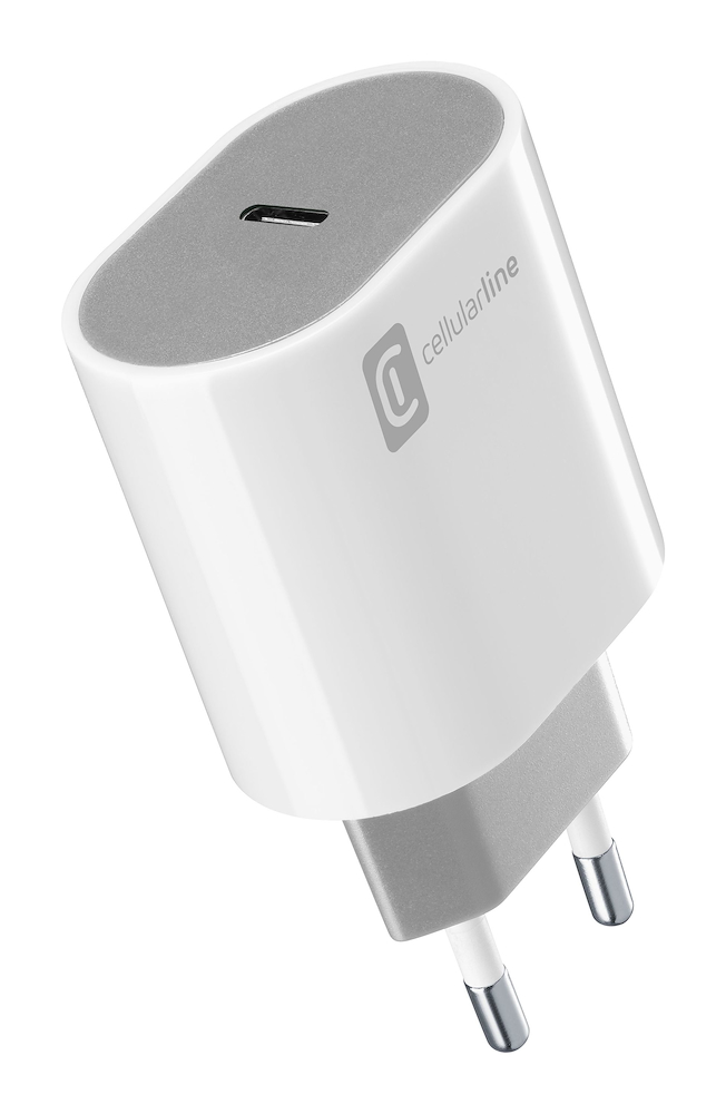 CELLULAR LINE ACHUSBCSMARTPD20WW - Caricabatterie USB-C colorato 20W